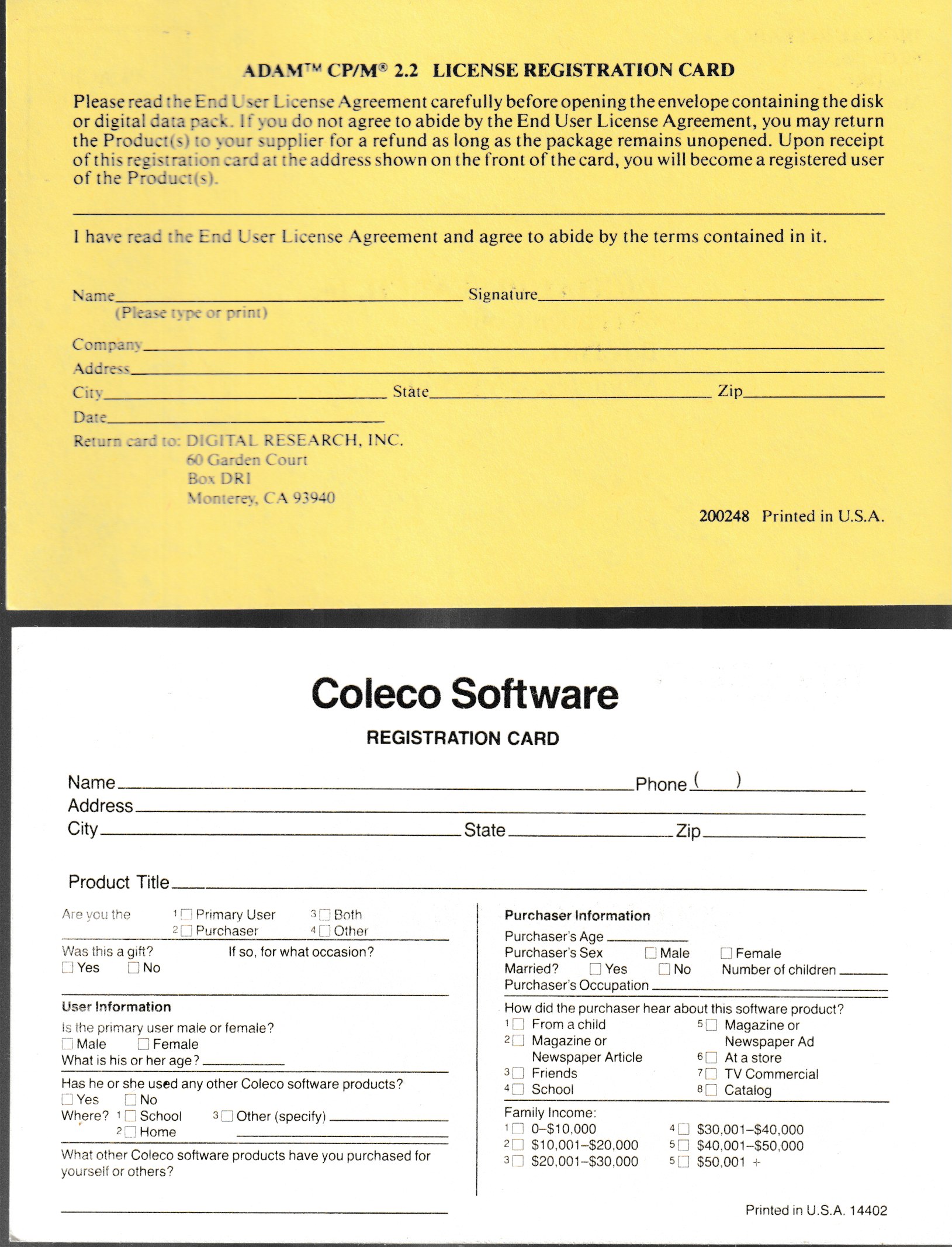 CP/M 2.2 & Assembler Manual